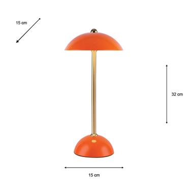 APOLLO USB RECHARGEABLE LAMP ORANGE