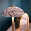 APOLLO USB RECHARGEABLE LAMP FLORAL WHITE