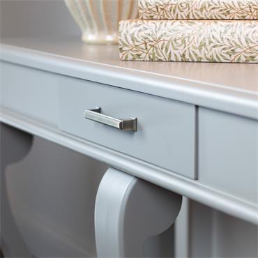 SCROLL MINK SIDEBOARD TABLE W/DRAWER