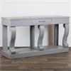 SCROLL MINK SIDEBOARD TABLE W/DRAWER