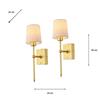MADISON SET OF 2 USB RECHARGEABLE WALL LIGHTS