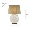 BROOKE CERAMIC TABLE LAMP 69CM