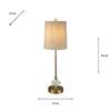 SYLVIA BUFFET LAMP OATMEAL 64CM