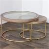 HANNAH S/2 COFFEE TABLES