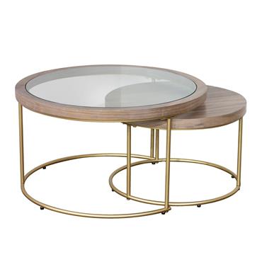 HANNAH S/2 COFFEE TABLES