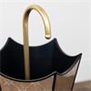 BRUNA UMBRELLA STAND BLACK/GOLD