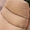 KHLOE ROCKING SWIVEL CHAIR WITH STOOL BISCUIT