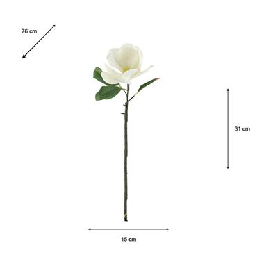 MAGNOLIA STEM WHITE 76CM