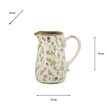 FLOWER PITCHER VASE 18CM
