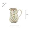 FLOWER PITCHER VASE 18CM
