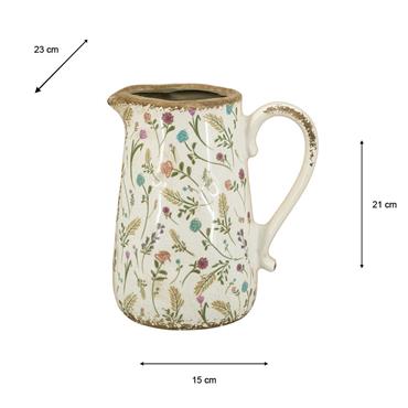 FLOWER PITCHER VASE 23CM
