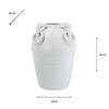 LOOP VASE LIGHT STONE 39.5CM