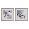 FRAMED PRINT WATERS EDGE/SEA SPIRIT 2 ASST