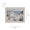 FRAMED PRINT CALM COVE