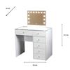 ERIKA HOLLYWOOD DRESSING TABLE BLUETOOTH 92CM