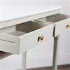 MONROE 2 DR CONSOLE WITH MARBLE TOP STONE