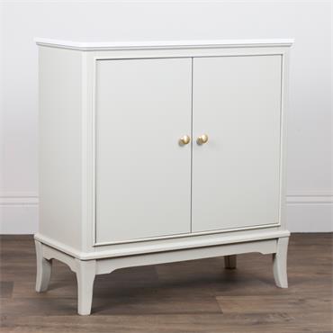 MONROE 2 DOOR CABINET WITH MARBLE TOP STONE