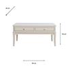 MONROE COFFEE TABLE WITH MARBLE TOP STONE