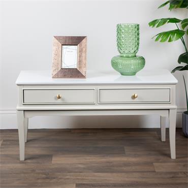 MONROE COFFEE TABLE WITH MARBLE TOP STONE