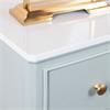 MONROE LARGE 3 DR LOCKER WITH MARBLE TOP SAGE