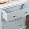 MONROE LARGE 3 DR LOCKER WITH MARBLE TOP SAGE