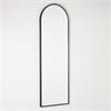 MODENA ARCH WALL MIRROR BLACK 40X120CM