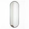 MODENA PILL SHAPE MIRROR BLACK 40X120CM
