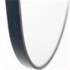 MODENA PILL SHAPE MIRROR BLACK 40X120CM