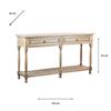 MARWOOD 2 DRAWER CONSOLE TABLE 150CM