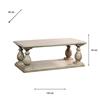 MARWOOD PILLARS COFFEE TABLE