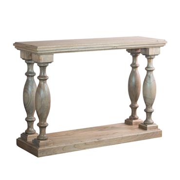 MARWOOD PILLARS CONSOLE TABLE 120CM
