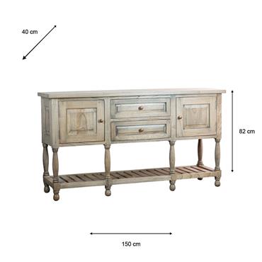 MARWOOD CONSOLE SIDEBOARD 150CM