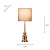 MADDIE MINI BUFFET LAMP 49CM