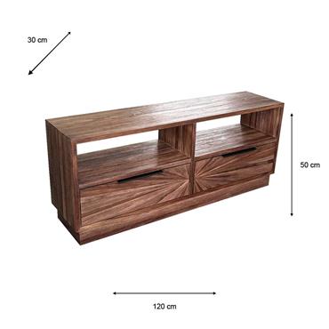 RAY TV UNIT DARK TEAK