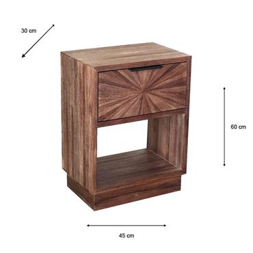 RAY LOCKER DARK TEAK