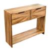 RAY 2 DRAWER CONSOLE GINGER TEAK