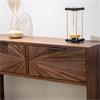 RAY 2 DRAWER CONSOLE DARK TEAK