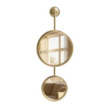DECOR DOUBLE WALL MIRROR GOLD 72CM