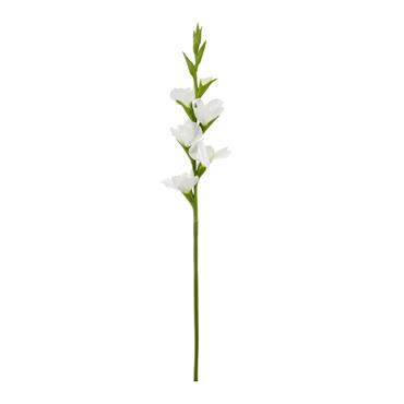REALTOUCH GLADIOLOUS STEM WHITE 83CM