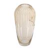 AMBER GLASS VASE 30CM