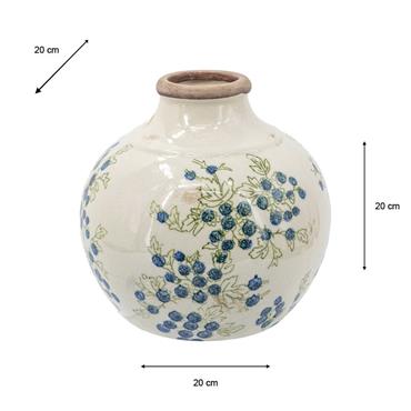 BERRY VASE 20CM