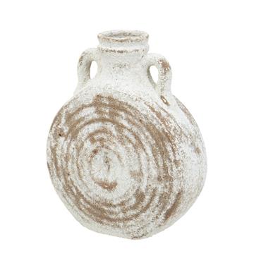 RUSTIC SAND VASE 23CM