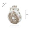 RUSTIC SAND VASE 20CM