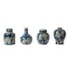 BLUE & WHITE S/4 JAR/VASE