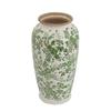 GREEN FLORAL VASE 37CM