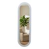 STEPPED PILL SHAPE DRESSING MIRROR OYSTER 45X150CM