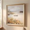 FRAMED PRINT LAKE VIEW 78X78CM