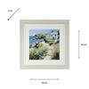 FRAMED PRINT SEASIDE COTTAGE 60X60CM