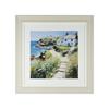 FRAMED PRINT SEASIDE COTTAGE 60X60CM