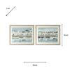FRAMED PRINT HARBOUR LIFE/DOCKSIDE 40X50CM 2 ASST